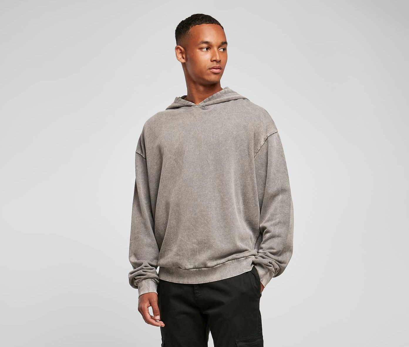 ACID WASHED OVERSIZE HOODY